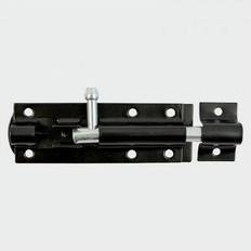 Building Materials Timco Straight Tower Bolt - Black TBS8BB