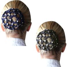 Argento Accessori per capelli Equetech Crystal Bun Net Colour Navy