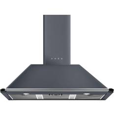 Smeg 100cm Extractor Fans Smeg Victoria 100cm Chimney 100cm, Grey