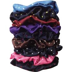 Equetech Polka Dot Hair Scrunchie Lilac Polka Dot