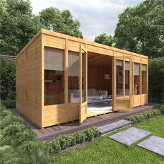 Brown Large Cabins BillyOh Bella Tongue and Groove Pent Summerhouse (Building Area )