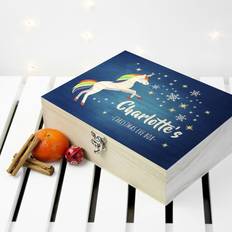 Treat Gifts Personalised Rainbow Unicorn Christmas Eve Box