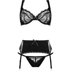 Christine 3 piece bra set Marzia black