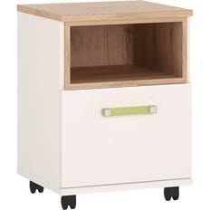 Naturale Cellulari Furniture To Go 4 KIDS 1 Door Mobile Desk with Lemon Handles