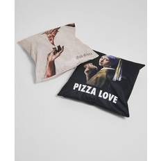 Mehrfarbig Backsteine Mister Tee Pizza Cushion Backstein