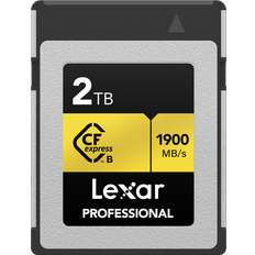 2tb hukommelse LEXAR CFexpress Pro Gold R1750/W1000 2TB