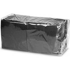 Black Paper Napkins Bar@drinkstuff Cocktail Napkins Black 24cm (Pack of 250)