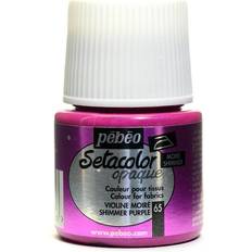 Violet Peintures Textiles Pebeo Setacolor Opaque 45ml Shimmer Purple