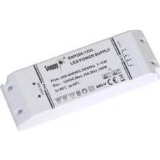 Dehner Elektronik LED 12V200W-MM-EU LED-transformator, LED-drivrutiner Konstant spänning 200 W 15 A 12 V/DC möbelgodkännande