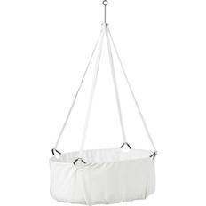 Leander Hanging Baby Cradle with Hook & Mattress - White