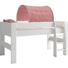 Rouge Lits mezzanines Steens Furniture Tunnel CIRQUE 88 x 69 cm Rouge/Blanc