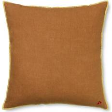 ferm LIVING Contrast Komplet pyntepude Brun, Grøn, Gul, Lilla, Pink (40x40cm)