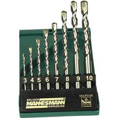 Brüder Mannesmann Professional Masonry Drill Set in Plastic Box (8 Pieces)