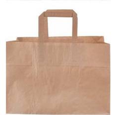 Daarbak Bærepose med hank FSC mærket 350x170x245mm 17 liter brun