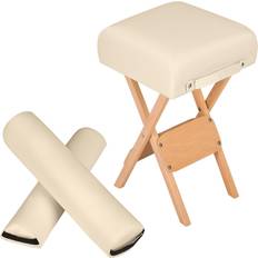 tectake Pall 2 stödrullar beige