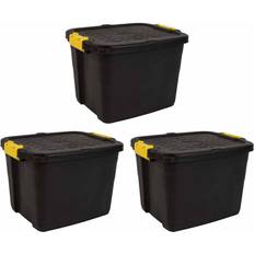 Strata Heavy Duty Storage Box 42 Litre Pack of 3