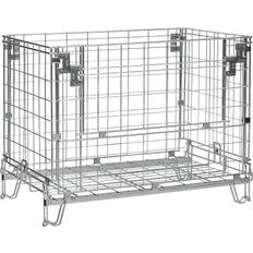 Bauzubehör Collapsible mesh pallet, LxW 1200 x 800 mm, effective height 760 mm, stacking height 910 mm