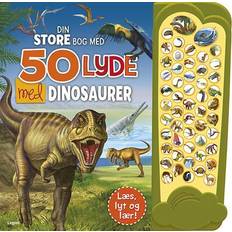 Din store bog med 50 lyde med dinosaurer