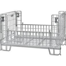 Bauzubehör Collapsible mesh pallet, LxW 1200 x 800 mm, effective height 600 mm, stacking height 750 mm