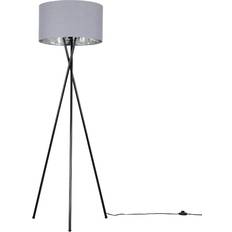 Black tripod floor lamp ValueLights Camden Black Tripod Floor Lamp