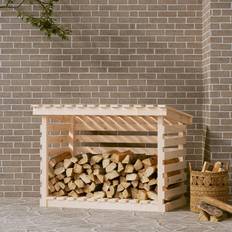 Openhaarden vidaXL Haardhoutrek 108x73x79 cm massief grenenhout