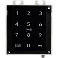 Nfc læser 2N Access Unit 2.0 Touch Keypad & RFID Adgangskontrolterminal med RFID-læser kabling NFC, RFID 125 KHz, 13.56 MHz 10/100 Ethernet