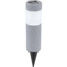 Eglo LED Ground Lighting Eglo Grey LED solar spike Ground Lighting