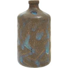 Premier Interiors Ph Brown Reactive Glaze Bottle Vase