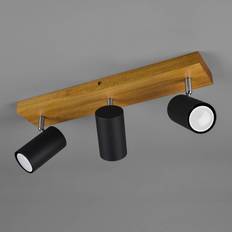 Illuminazioni Trio Lighting A Soffitto Marley 3 Luci - Marrone Chiaro Faretto