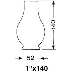D Pendler DHR Lampeglas 52x140mm Pendel