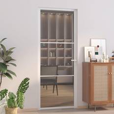 vidaXL Interior 83x201.5 White ESG External Door Clear Glass (x200cm)