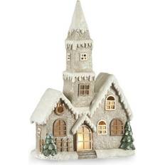 Gris Lámparas de Navidad Krist+-Figura Decorativa Casa Luz 21 x 77 x 48 cm - Transparente Lámpara de Navidad