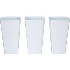 Wham Set Of 3 White 16Cm Studio Planter