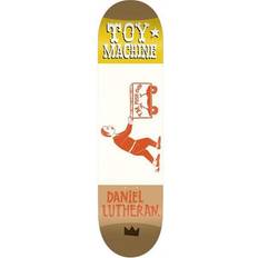 Toy Machine Skateboard Deck Margaret Kilgallen Reissue (Daniel Lutheran) Hvid/Brun 8.38"