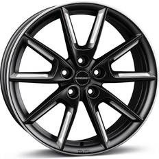 Borbet LX18 Black Matt Silver Spoke 8x18 5/108 ET45 B72.6