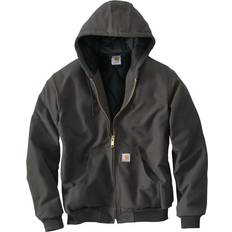 Men's carhartt jacket Carhartt Duck Linsulated Flannel Lined Active Jacket - Gravel