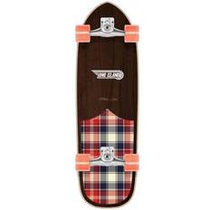 Long Island Longboards McFarlane 34"x9.85"x17" Surfskate à motifs uni Uni