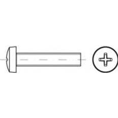 Toolcraft TO-5430708 Linsecylinderskruer M5 Philips ISO 7045 Stål Galvaniseret 1000