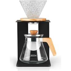 Pour Overs BEEM Kaffeebereiter Set Pour Over 4-tlg 600ml Schwarz Edelstahl