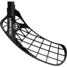 Palas de Floorball Unihoc ICONIC FEATHER LIGHT BLACK RIGHT