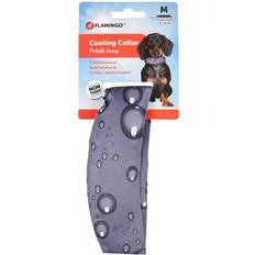 Flamingo Hundar - Hundkläder Husdjur Flamingo Cooling Collar Fresk Drop Gray 49-56