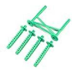 Losi LOS241045 Rear Body Support and Body Posts, Green: LMT