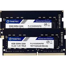 Ddr4 3200mhz 2x8gb sodimm TIMETEC DDR4 3200MHz 2x8GB (9SIA56XGRB7558)