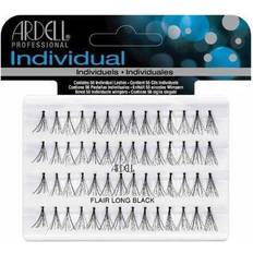 4 long lashes Ardell Flare Individual Lash, Black, Long, 56 individual lashes (4-Pack)