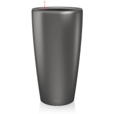 Lechuza Pot Rondo Premium 40 Kit Complet Anthracite Métallisé Ø 40 cm