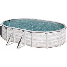 Pools Gre Stahlwandpool Oval 500 x 300 x 132 cm