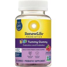 Renew Life Vitaminer & Kosttillskott Renew Life Kids Tummy Gummy - Raspberry Supplement Vitamin 1 Billion