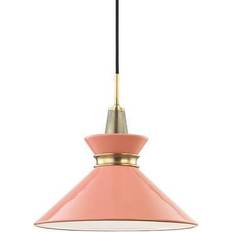 Pink Ceiling Lamps Mitzi Hudson Kiki Pendant Lamp 14"