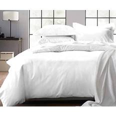 California Design Den Pure Thread Count Duvet Cover White
