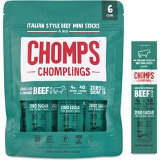 Sugar free snacks 6CT Chomps Mini Beef Jerky Sticks Italian Beef High Protein Gluten Free Sugar Free